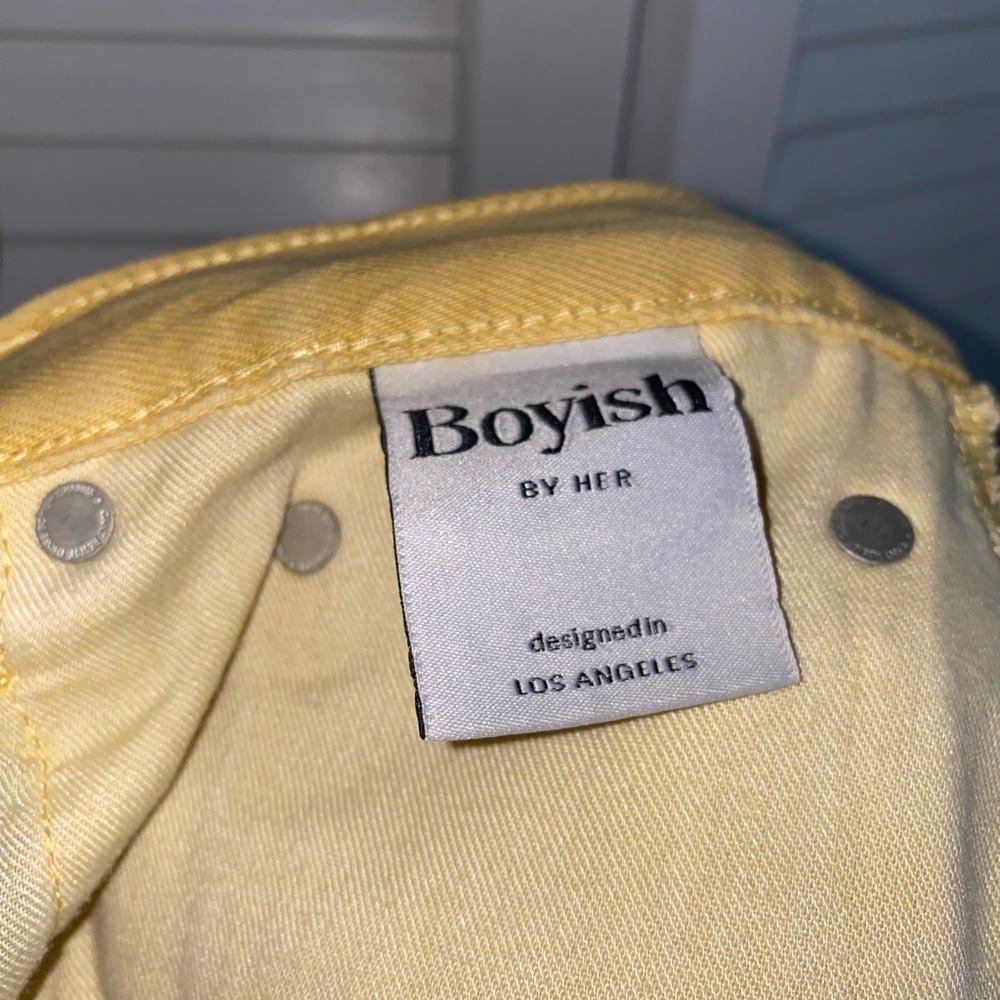 Boyish by HER yellow denim skirt, size 29 - Picture 5 of 7